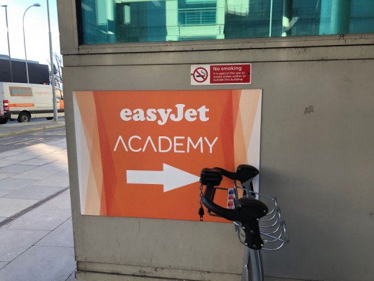 easyjet academy sign